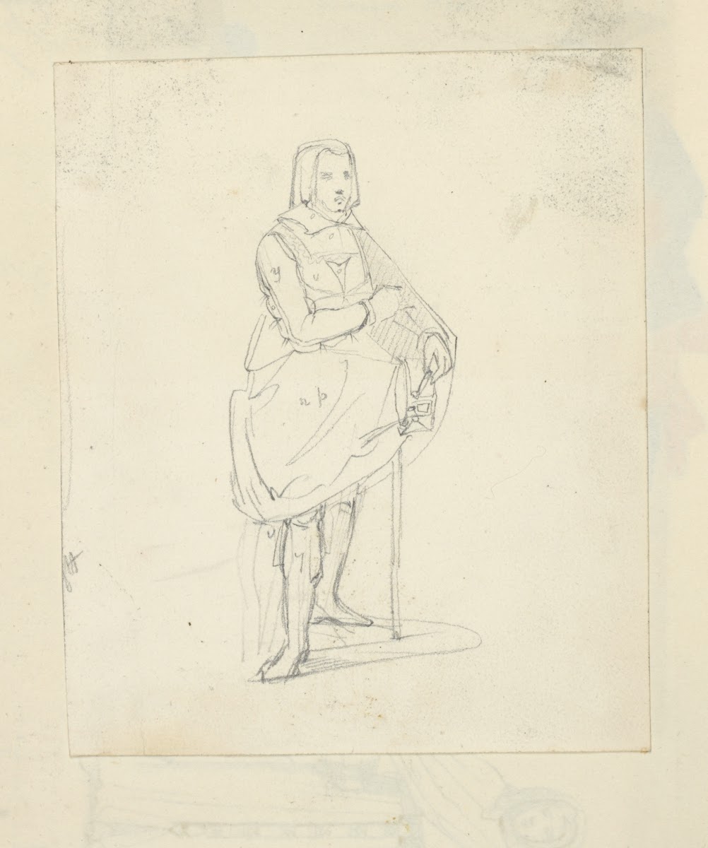 Man with sword and shield 1840