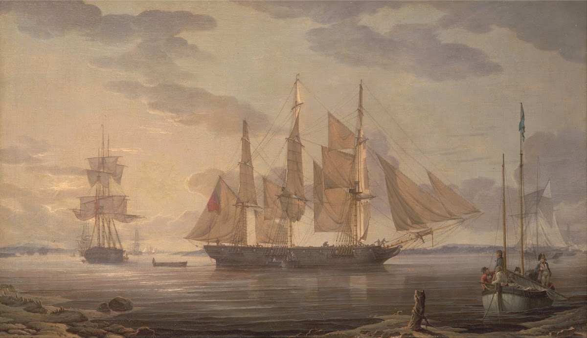 Ships in harbor