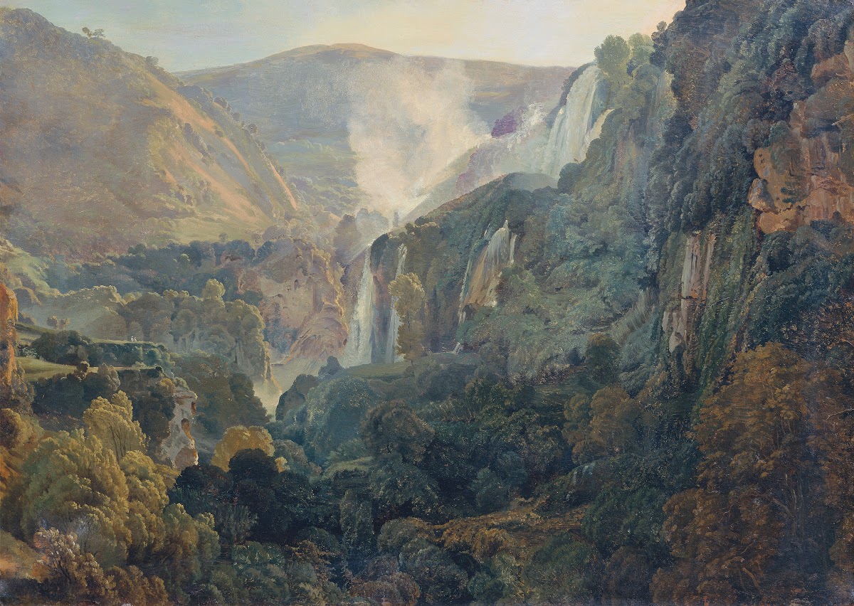 Die Wasserfälle von Terni 1834