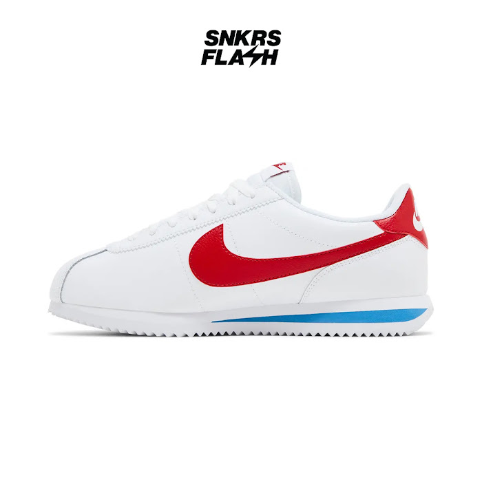 NIKE CORTEZ FORREST GUM WHITE VARSITY RED - Size 36