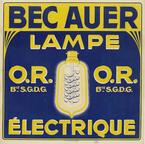 Bec Auer Lampe OR électrique 1911