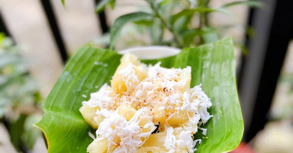 Khoai mì hấp nước cốt dừa