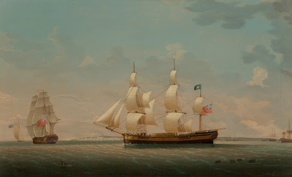 The Estridge in Two Views Off Dover 1880