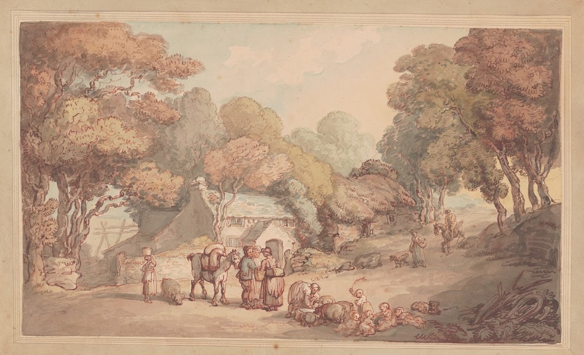 Country scene in Devonshire ca 17801825