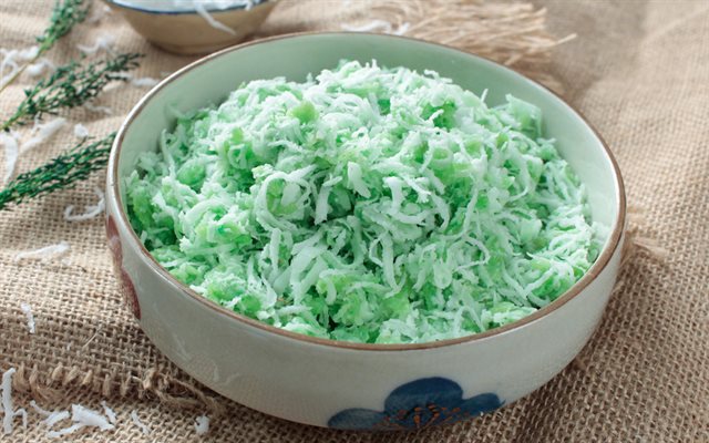 Cốm Dẹp Trộn Dừa