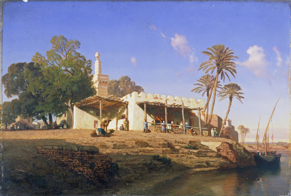 On the Banks of the Nile c 1833   1840