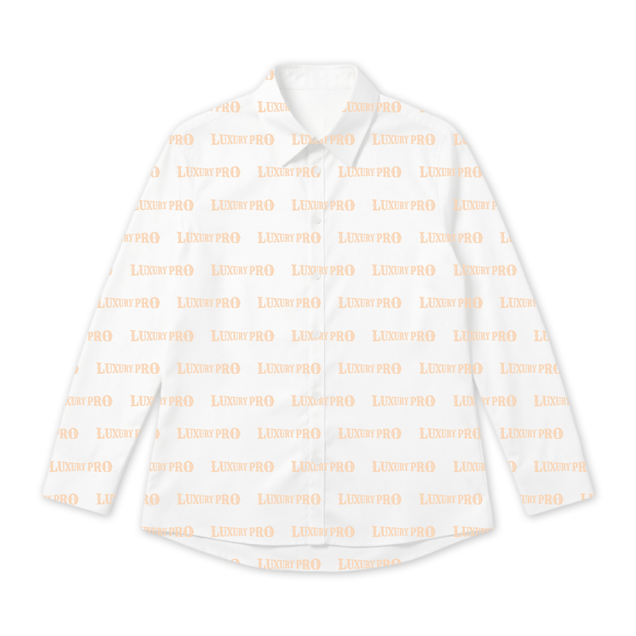 AOP Long Sleeve Shirt Slub Linen
