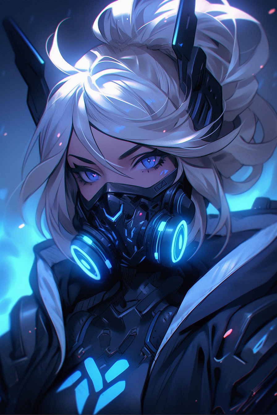 Anime Cyber Girl Picture