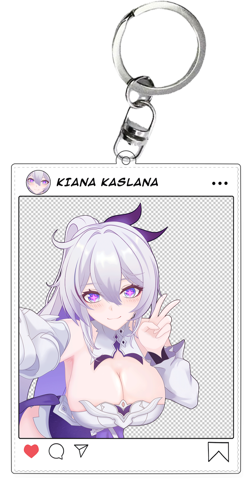 Honkai Impact 3rd Kiana Selfie Instagram Keychain by Karbiter ( Reila Nii )