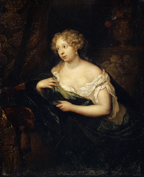 Lady in front of a Mirror 1681