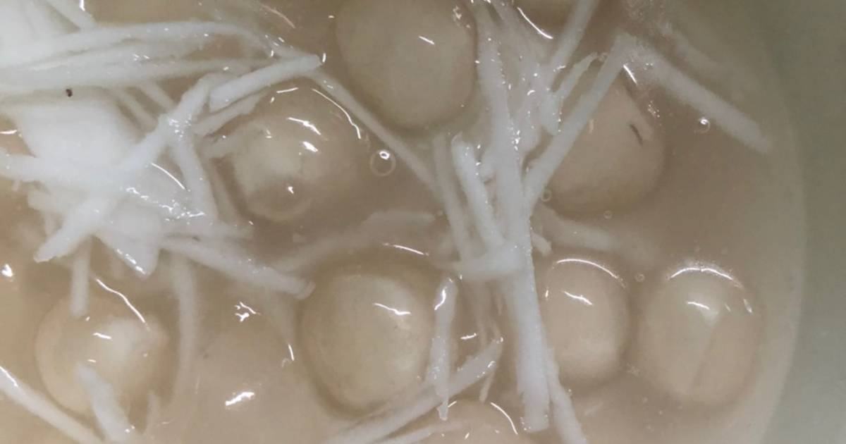 Chè bột lọc nhân dừa