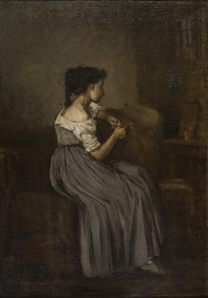 Study of a Seated Girl 1860  1869