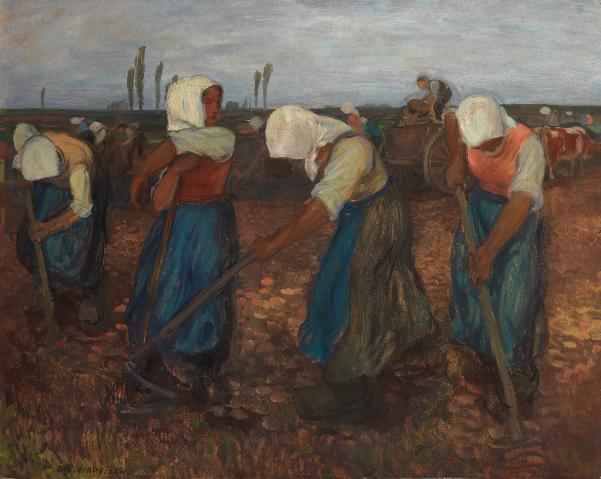 Bei der Kartoffelernte 1900 1909