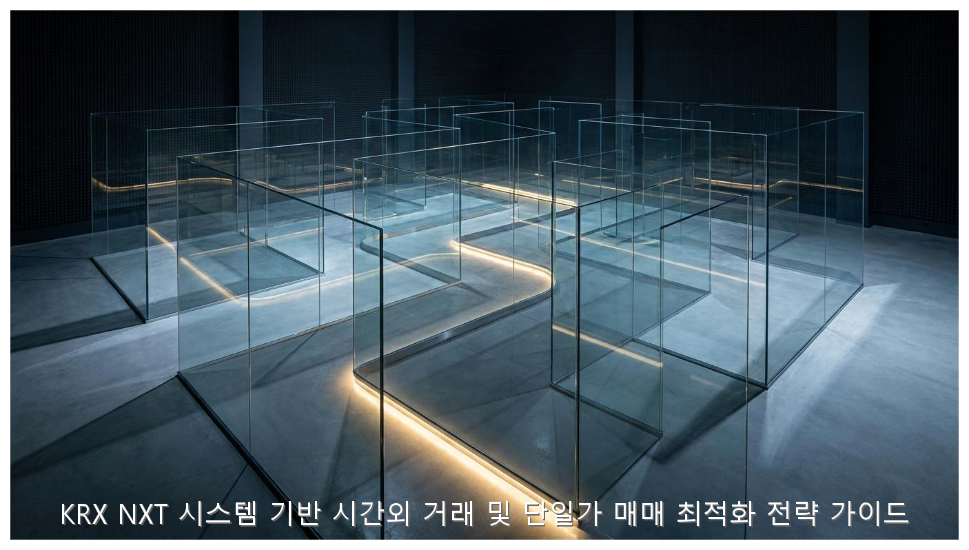 KRX NXT 시스템 기반 시간외 거래 및 단일가 매매 최적화 전략 가이드 핵심 안내 및 분석 인포그래픽 (4)
