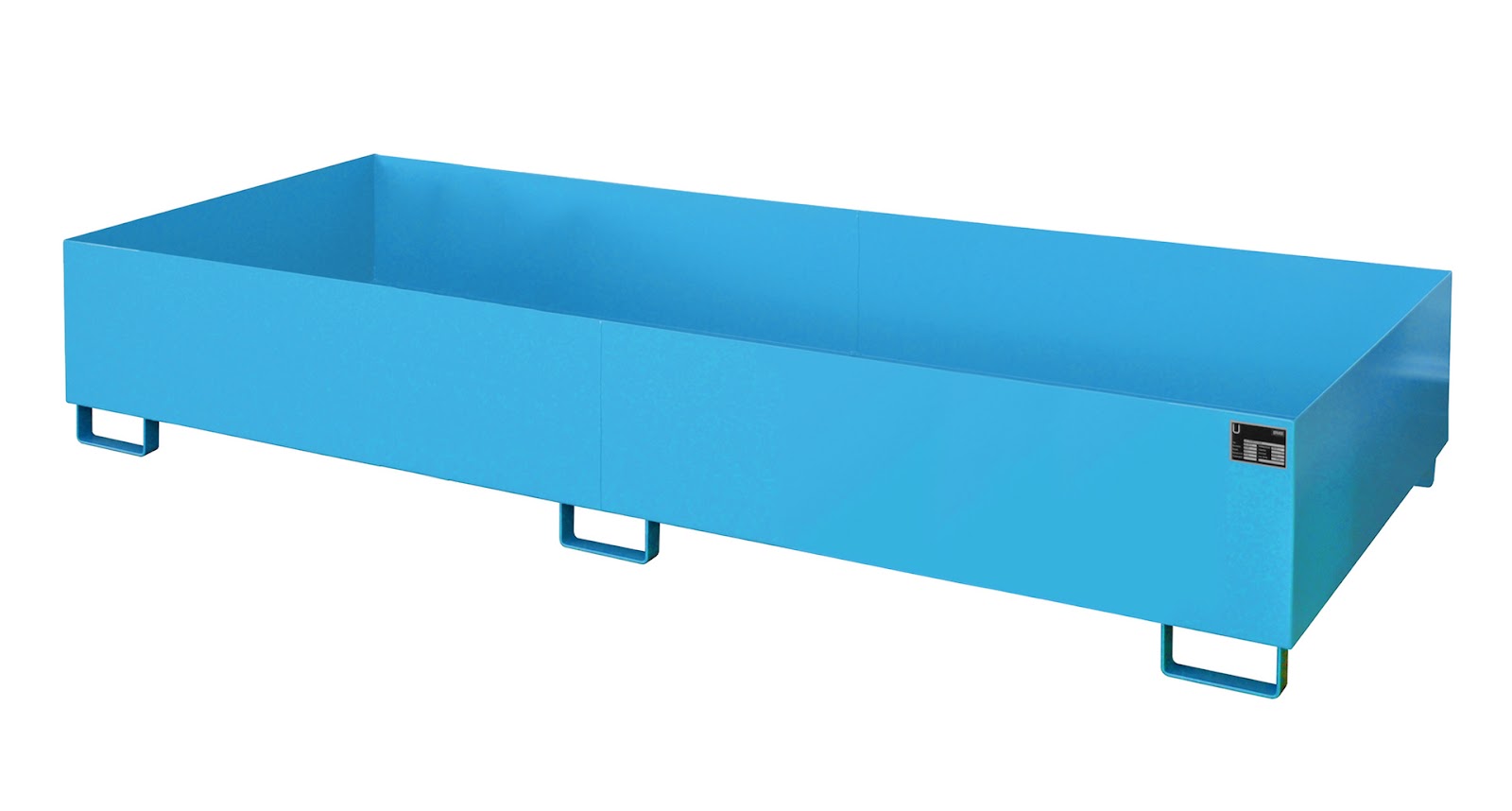 Stellingopvangbak RW 3300-3, gelakt, Lichtblauw