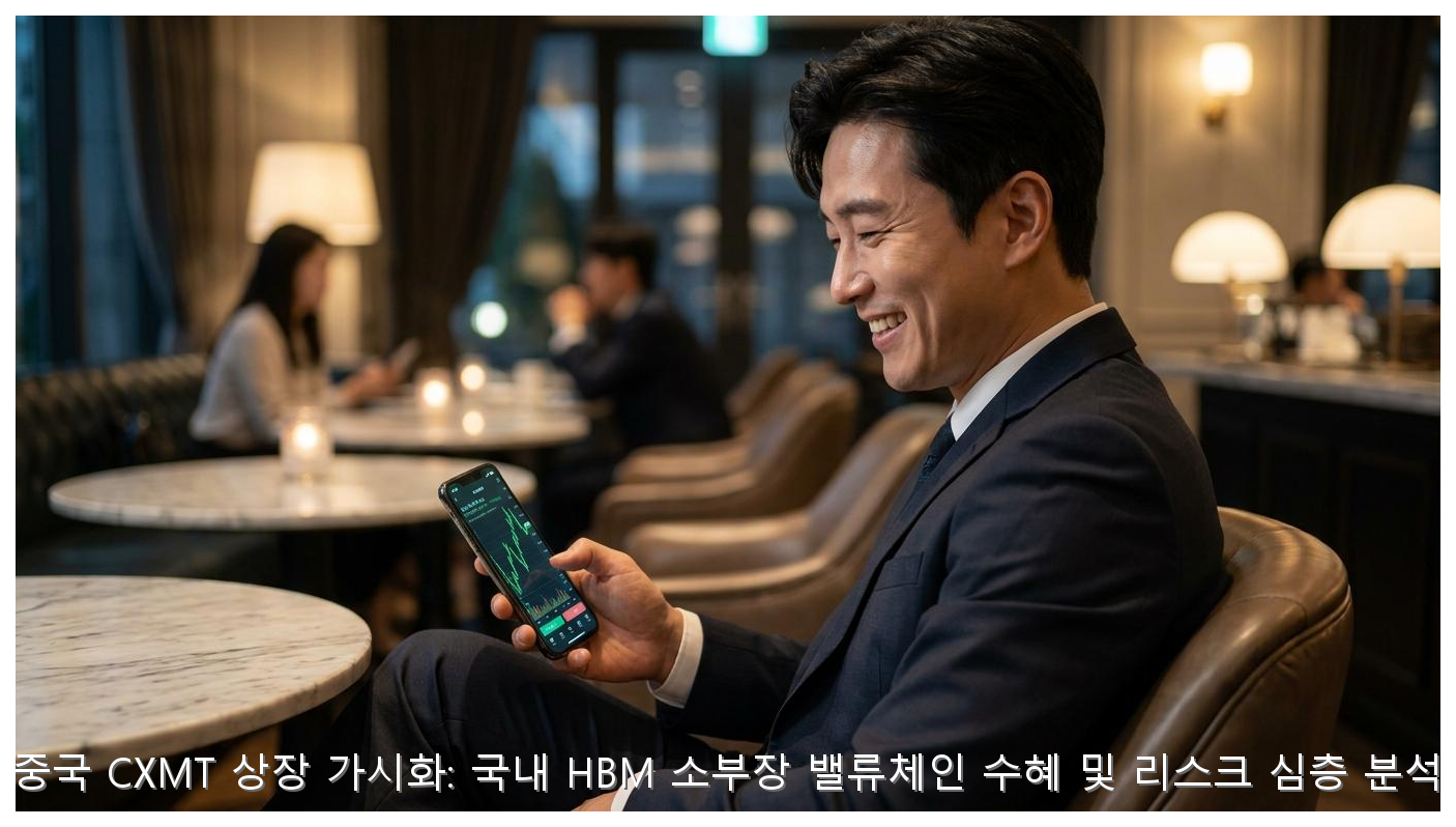 중국 CXMT 상장 가시화: 국내 HBM 소부장 밸류체인 수혜 및 리스크 심층 분석 핵심 안내 및 분석 인포그래픽 (8)