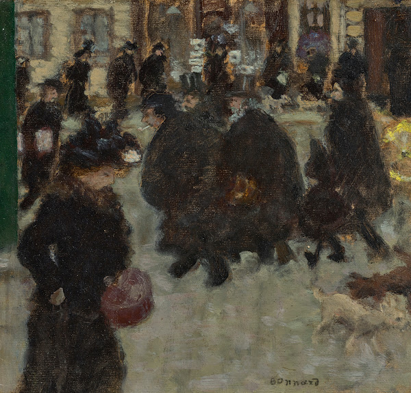 Personnages dans la rue 1894