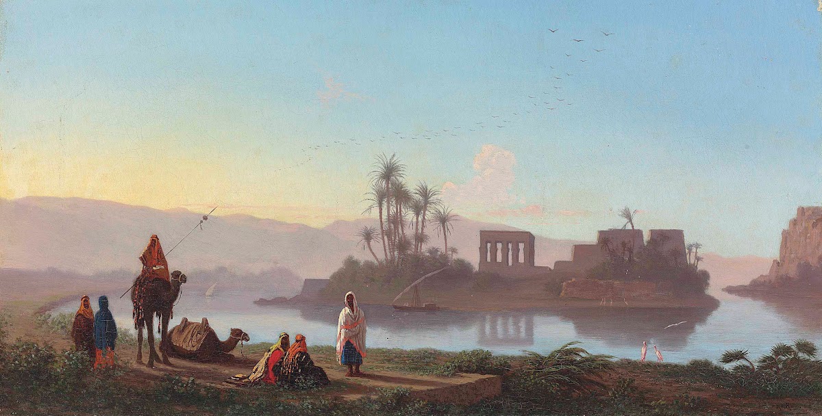 Vue de LIle de Philae Nubie