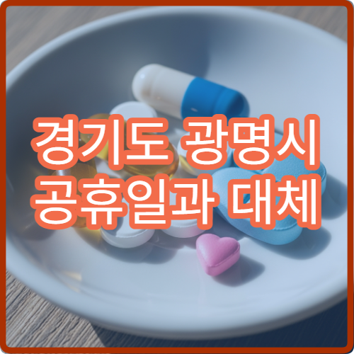 경기도 광명시 공휴일과 대체 공휴일 이비인후과 진료 병원 안내
