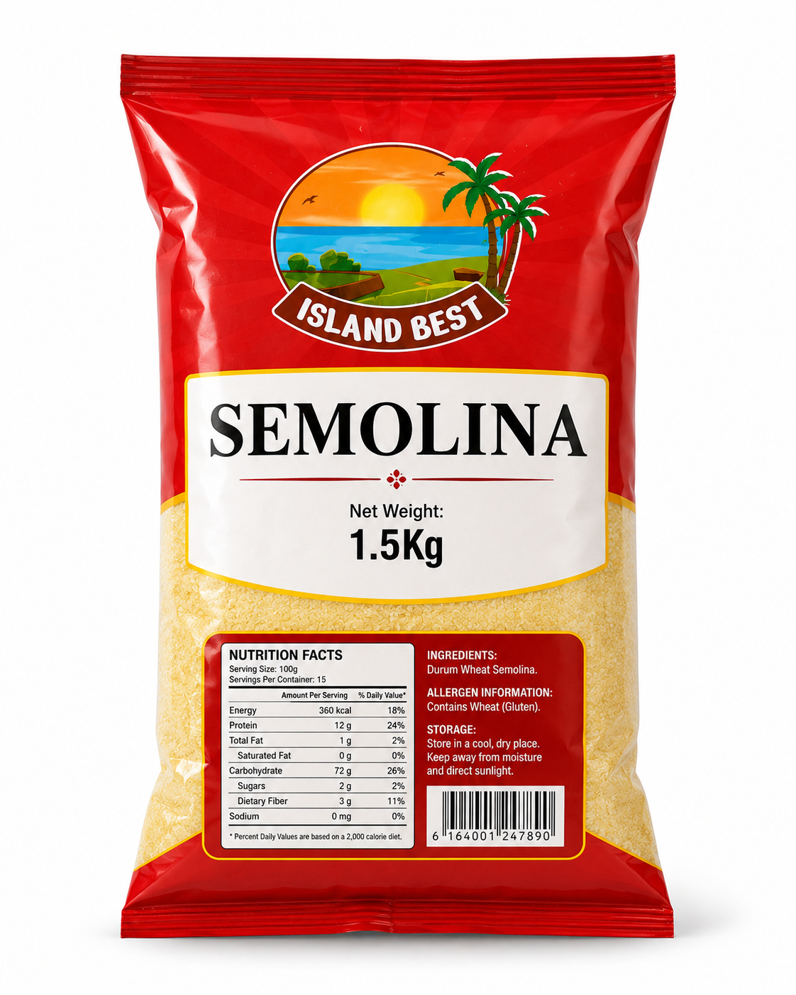ISLAND BEST SEMOLINA 4kg