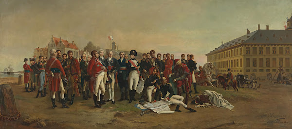 Napoleon Giving The Plans For Docks In Antwerp 1866