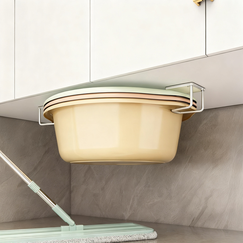 Stainless Steel Hooks for Under the Cabinet, No Drilling