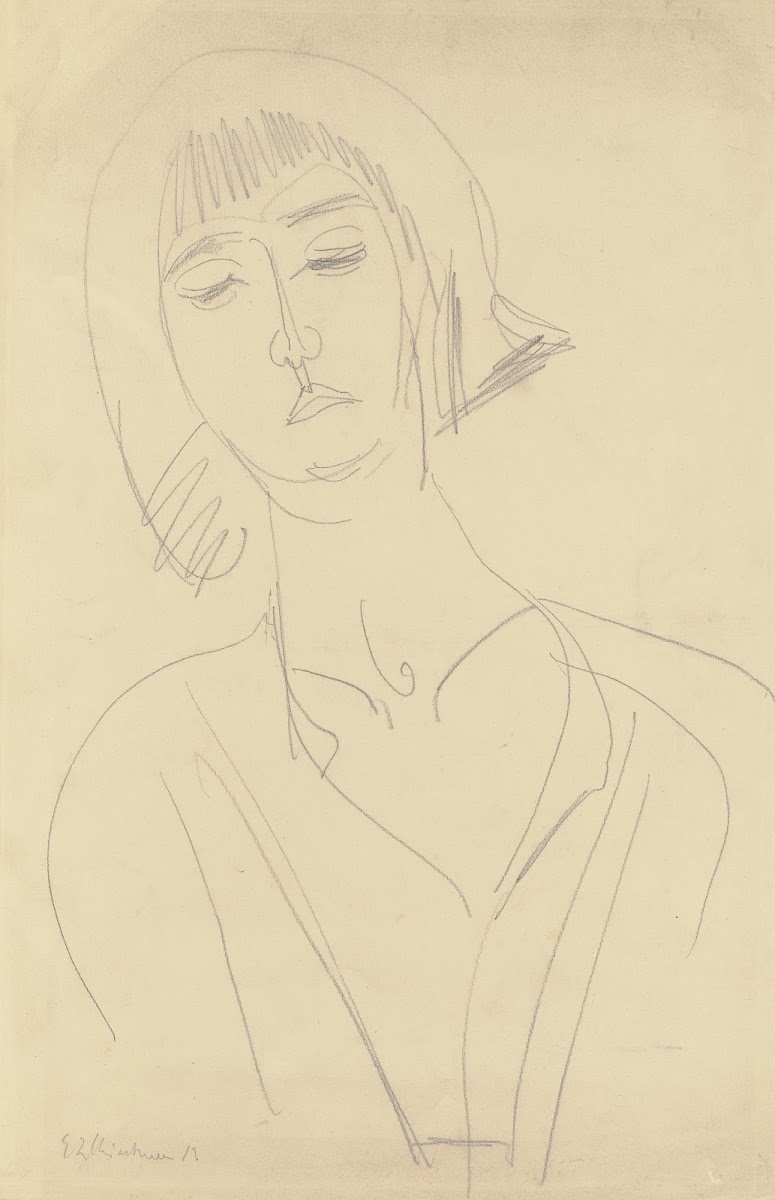 Brustbild Erna ca 1912