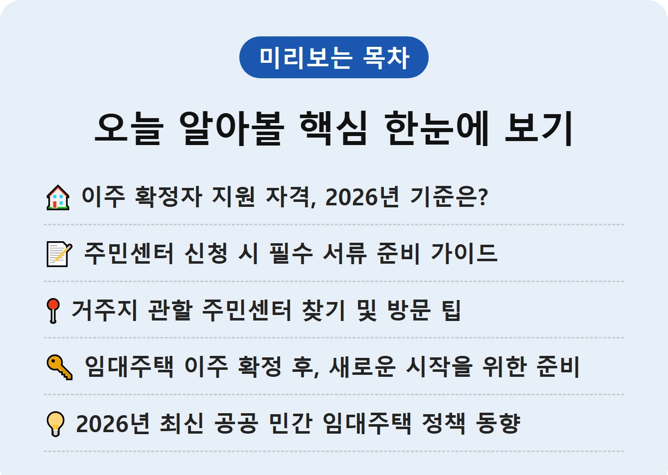 오늘 알아볼 핵심 한눈에 보기