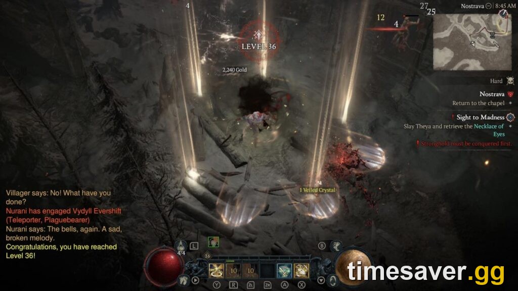 Diablo IV combat running on Nintendo Switch 2