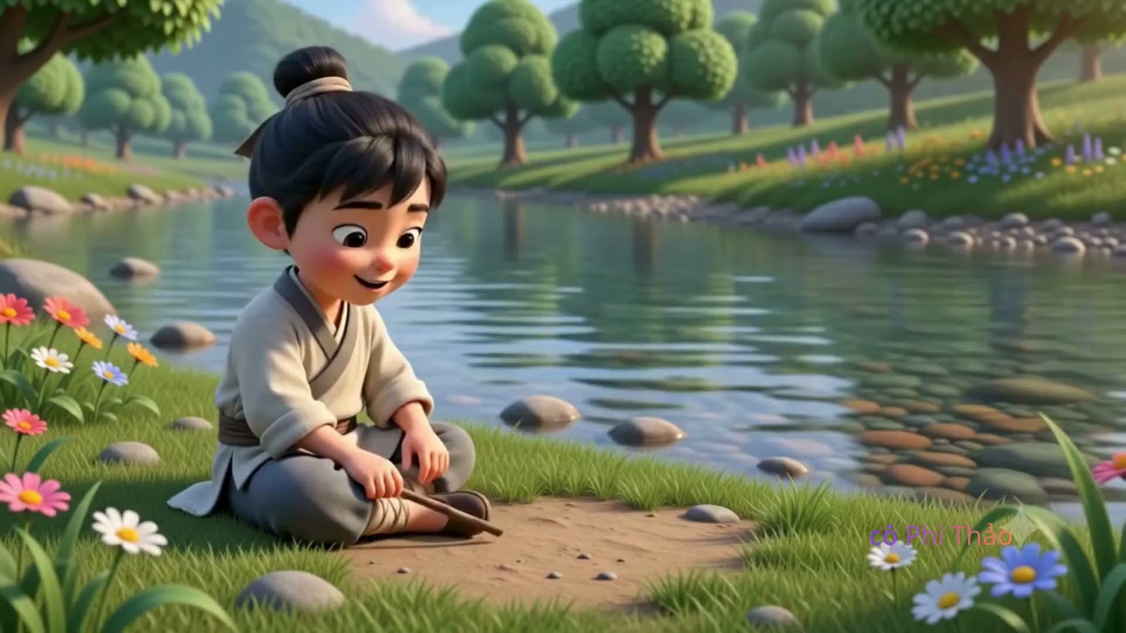 Truyện tranh Cây bút thần - video