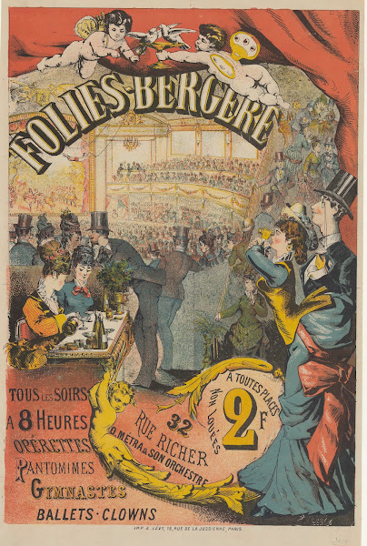 Folies Bergère Tous les soirs à 8 heures O Métra et son orchestre 1874