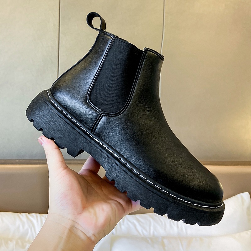 Men's Chelsea Martin Boots, lined, platform