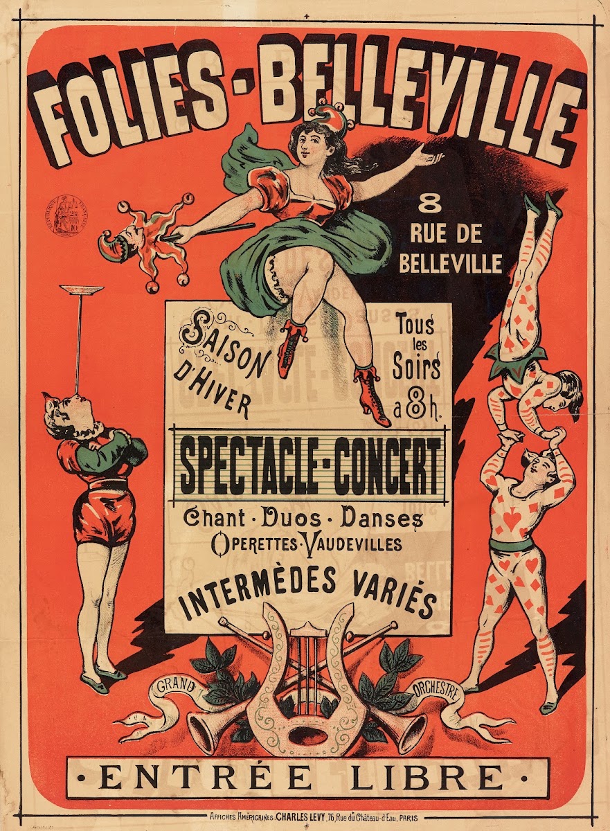 Folies Belleville 8 Rue De Belleville Saison Dhiver Tous Les Soirs A 8h Spectacl