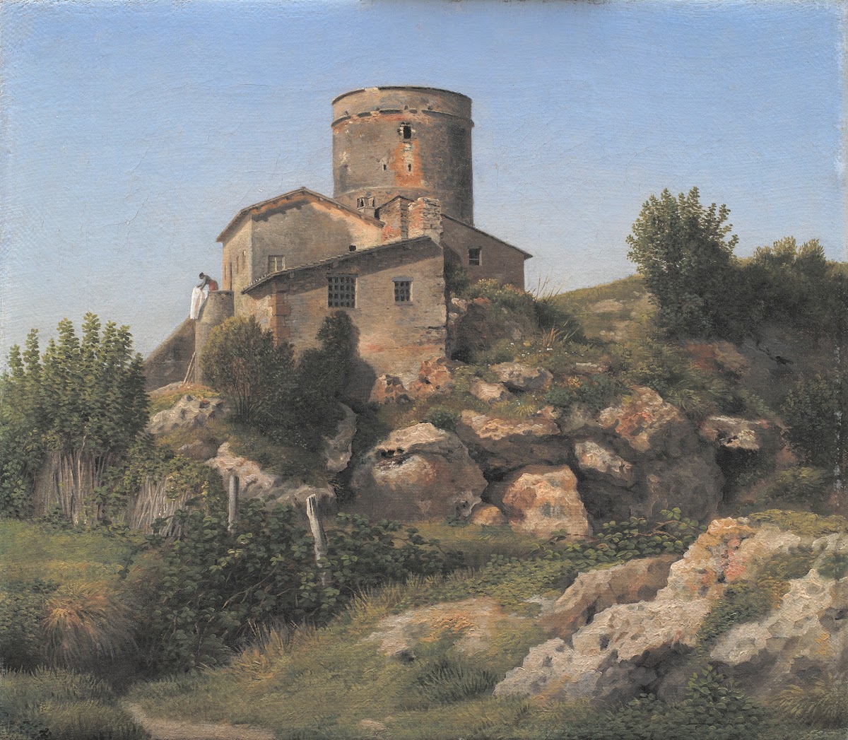 A Building near Tor di Quinto outside Rome 1815