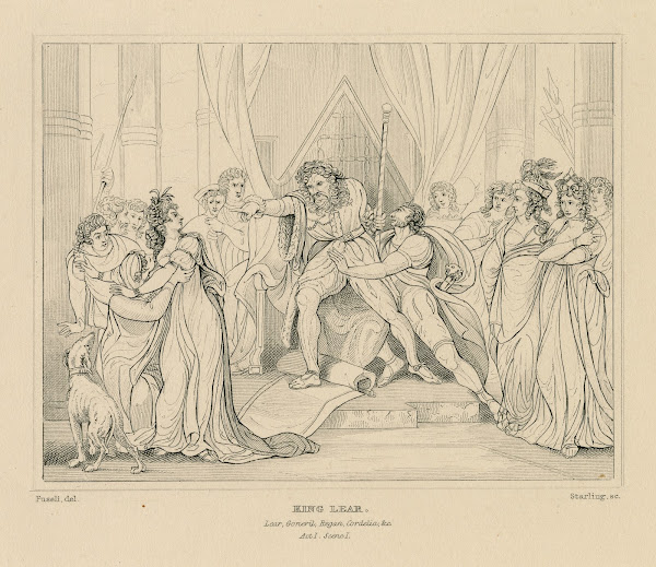 King Lear Lear Goneril Regan Cordelia c act 1 scene 1 19th century