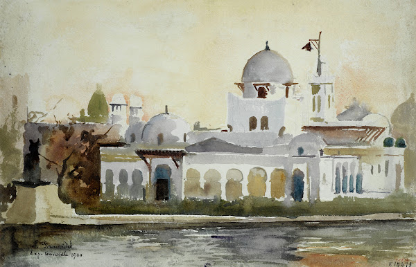 Exposition de 1900 le pavillon de la Turquie 1900