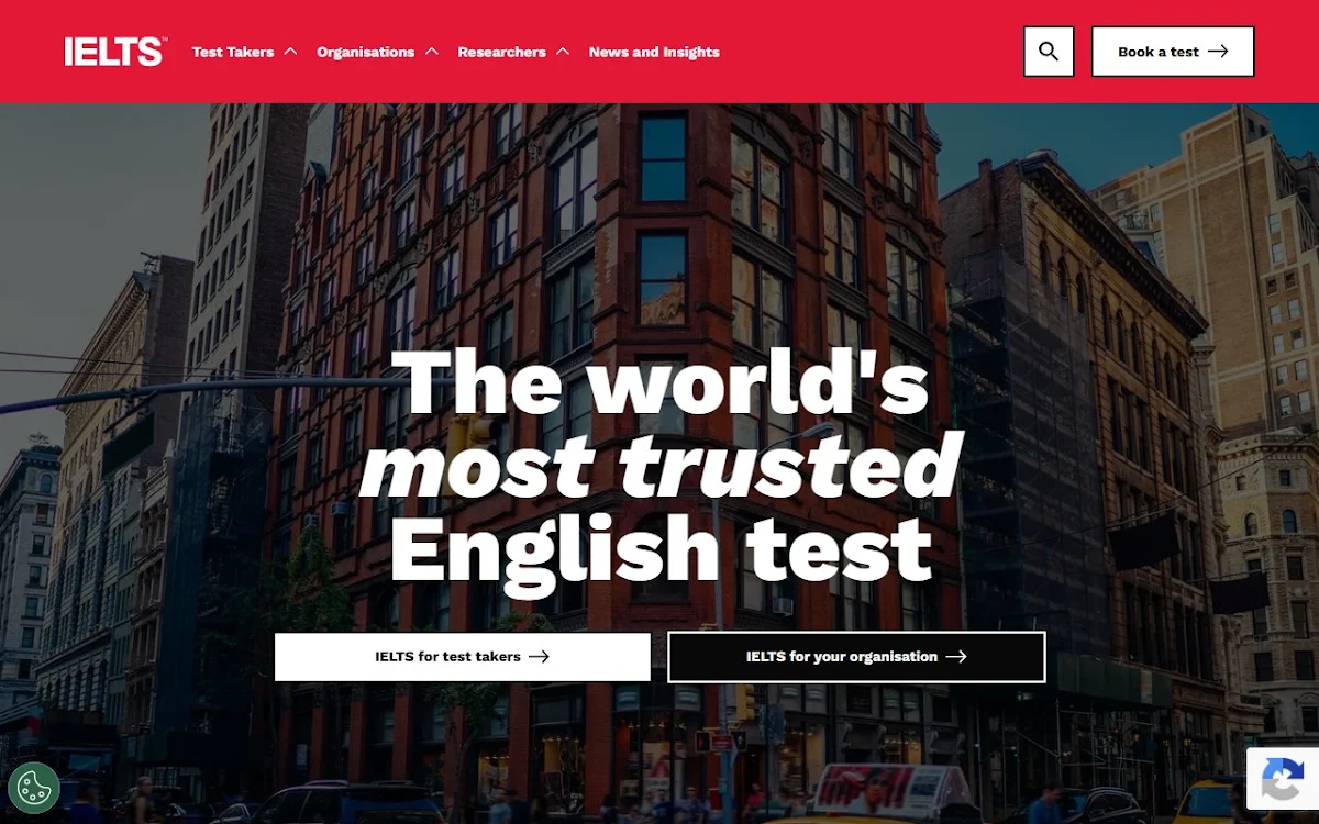 Captura de Ielts