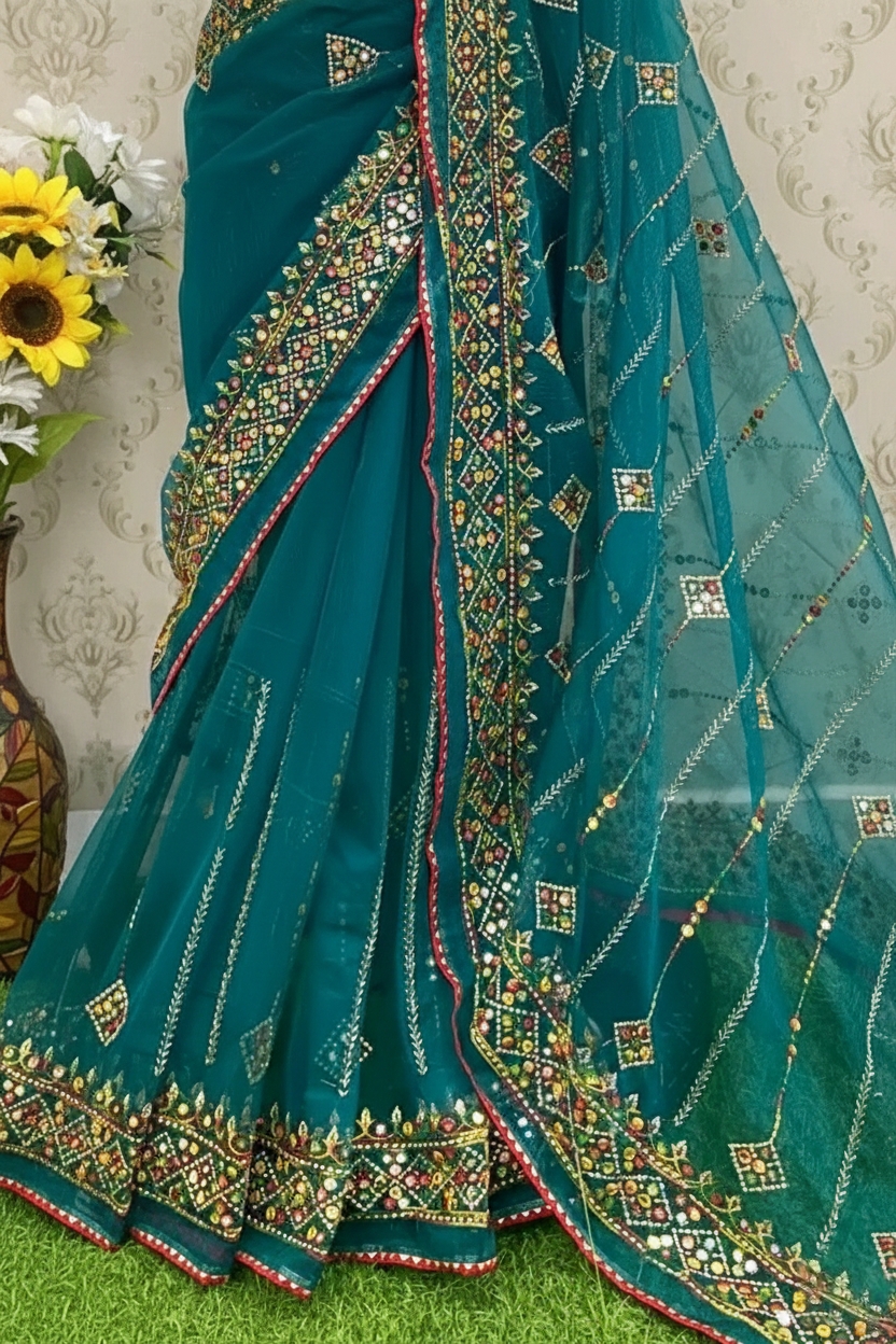 C Net Navratri saree