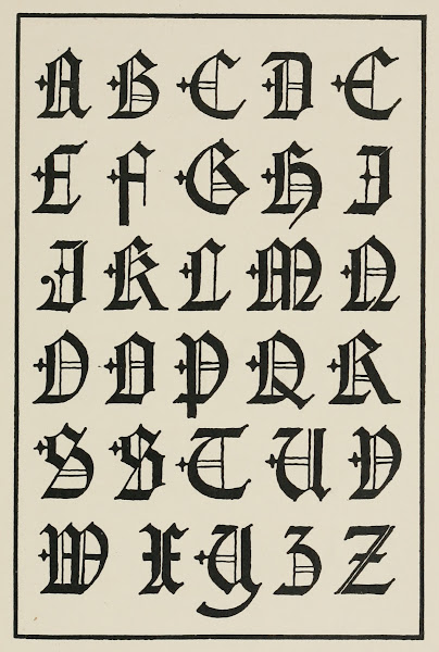 English Gothic Capitals 1902