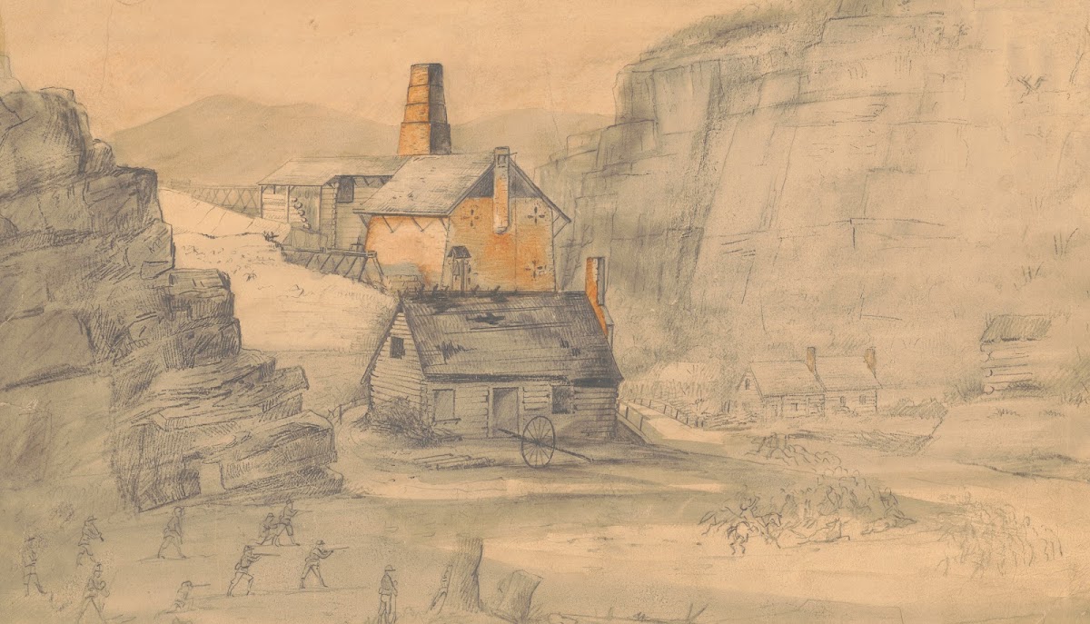 Iron works near Waynesboro Tennessee 1861 1865