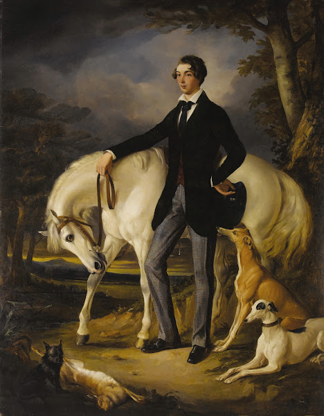 Portrait of a Young Man George Osbaldeston 19th Century