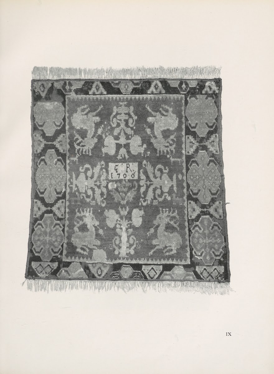 Ostpreussische Bauernteppiche Pl10 1937