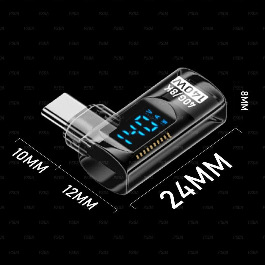 140W Digital Display Adapter USB Type C Fast Charging