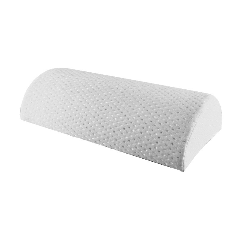 Footrest, memory foam, half cylindrical, 40 × 20 × 10 cm