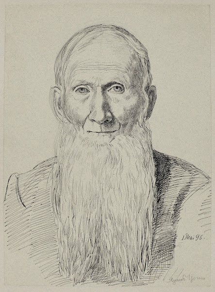 Bust of an Old Man with a Long Beard 1896