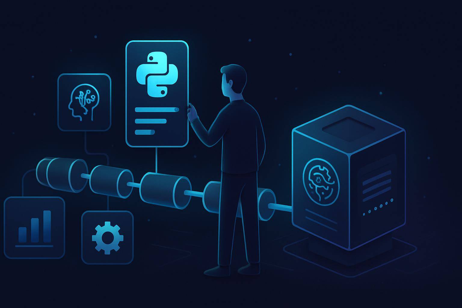 MLOps leve para freelancers: pipeline com Python e automações