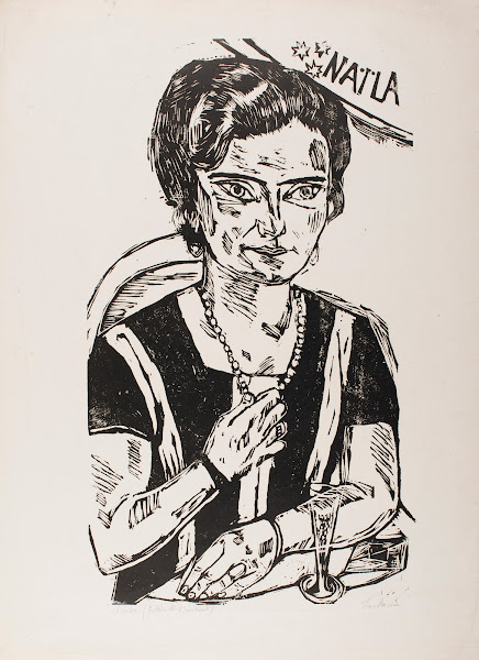 Portrait Of Frau H M Naila 1923
