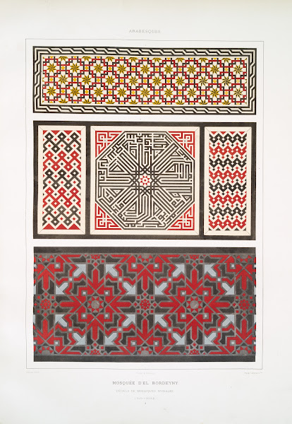 Mosquée dEl Bordeyny détails de mosaïques murales XVIIe siècle 2 1877