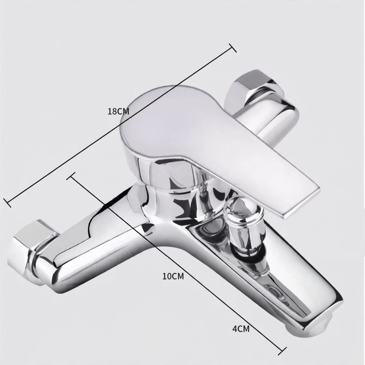 Mixer tap for bathtub, model PLS-T-6