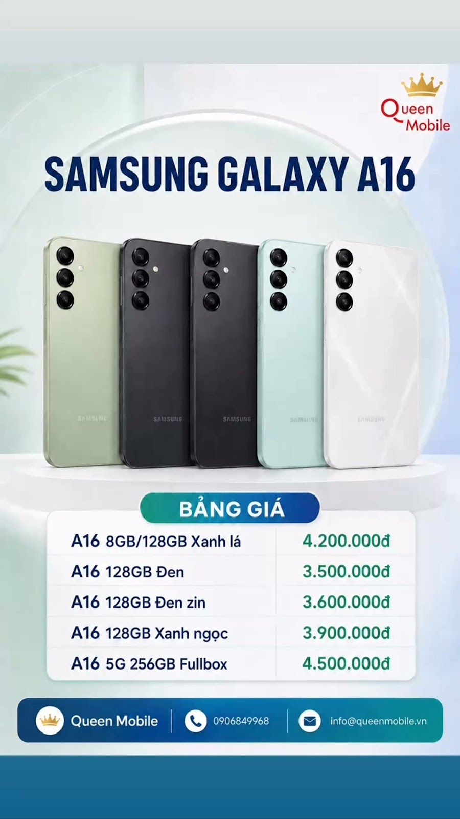 Samsung Galaxy A16 giá tốt – Máy đẹp, bộ nhớ lớn, pin khỏe

#SamsungGalaxyA16 #S...